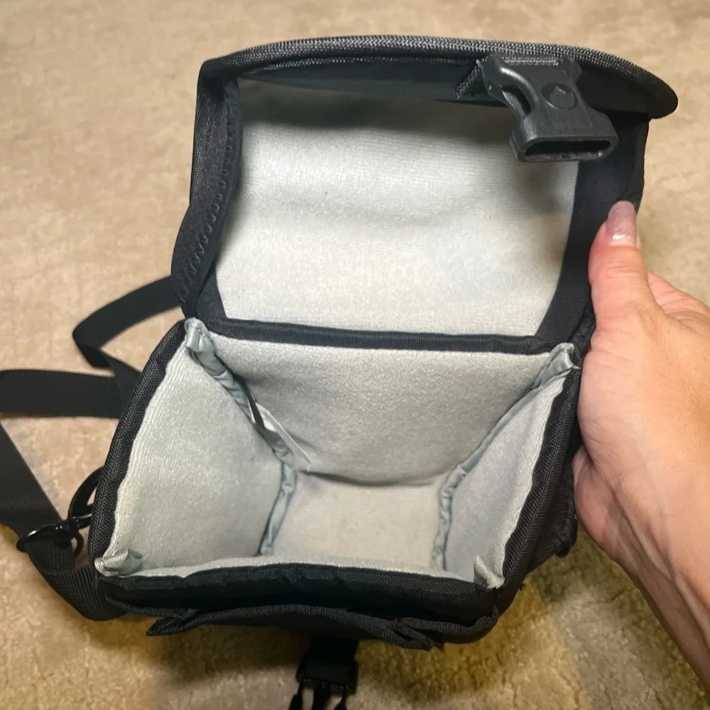 Lowepro black camera storage shoulder bag